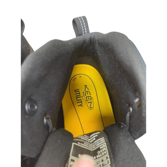 Keen Utility Mens black Carbon Fiber Toe Work Boots Size 11.5D SKU 9134 - Picture 9 of 13